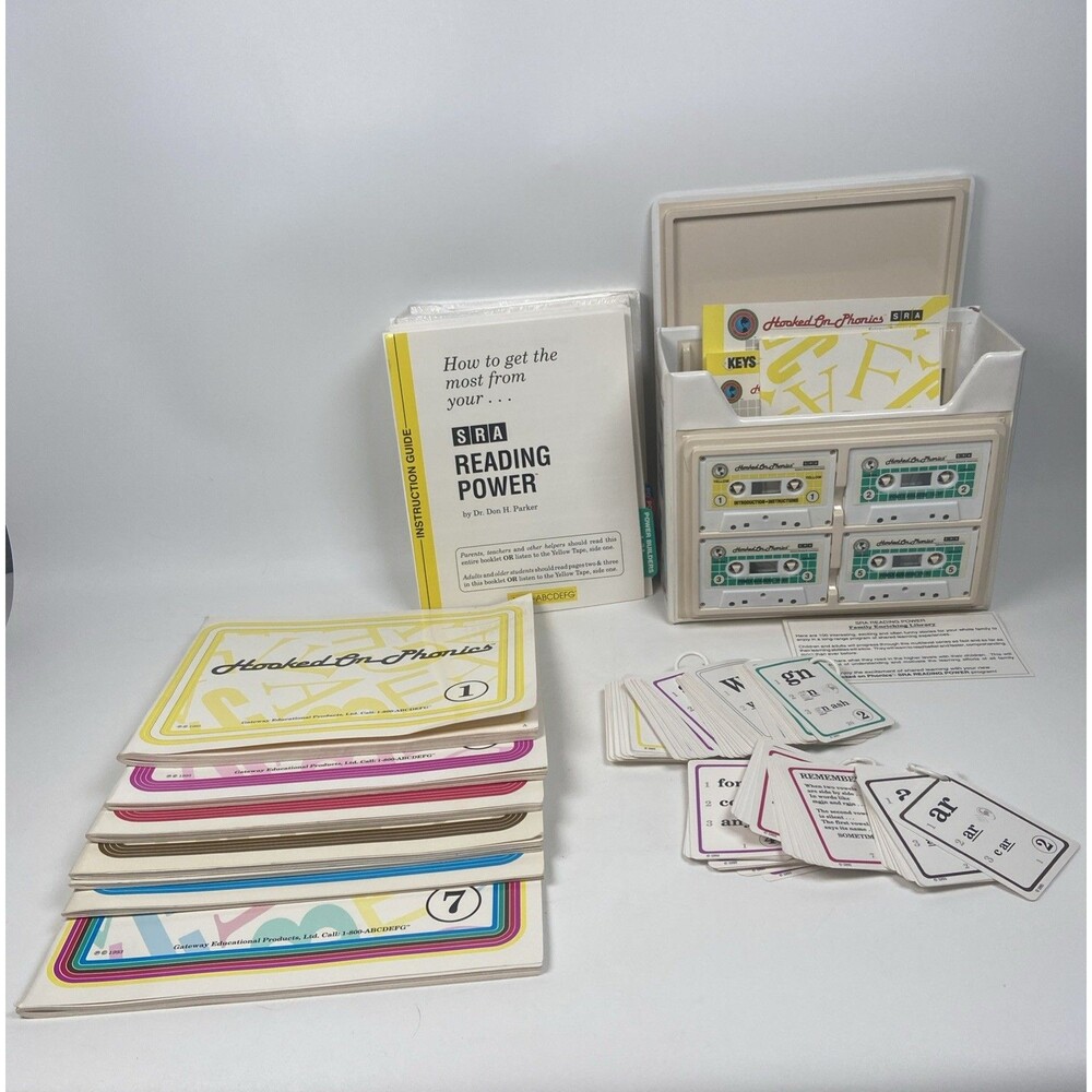 Hooked On Phonics & Your Reading Power SRA Big Box Set Homeschool Complete